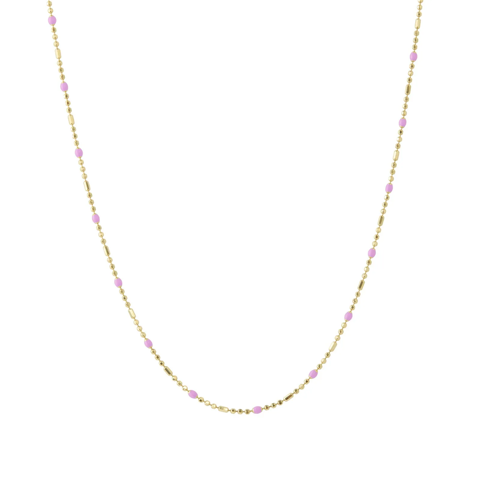 16" Peony Dot Ball Chain Necklace
