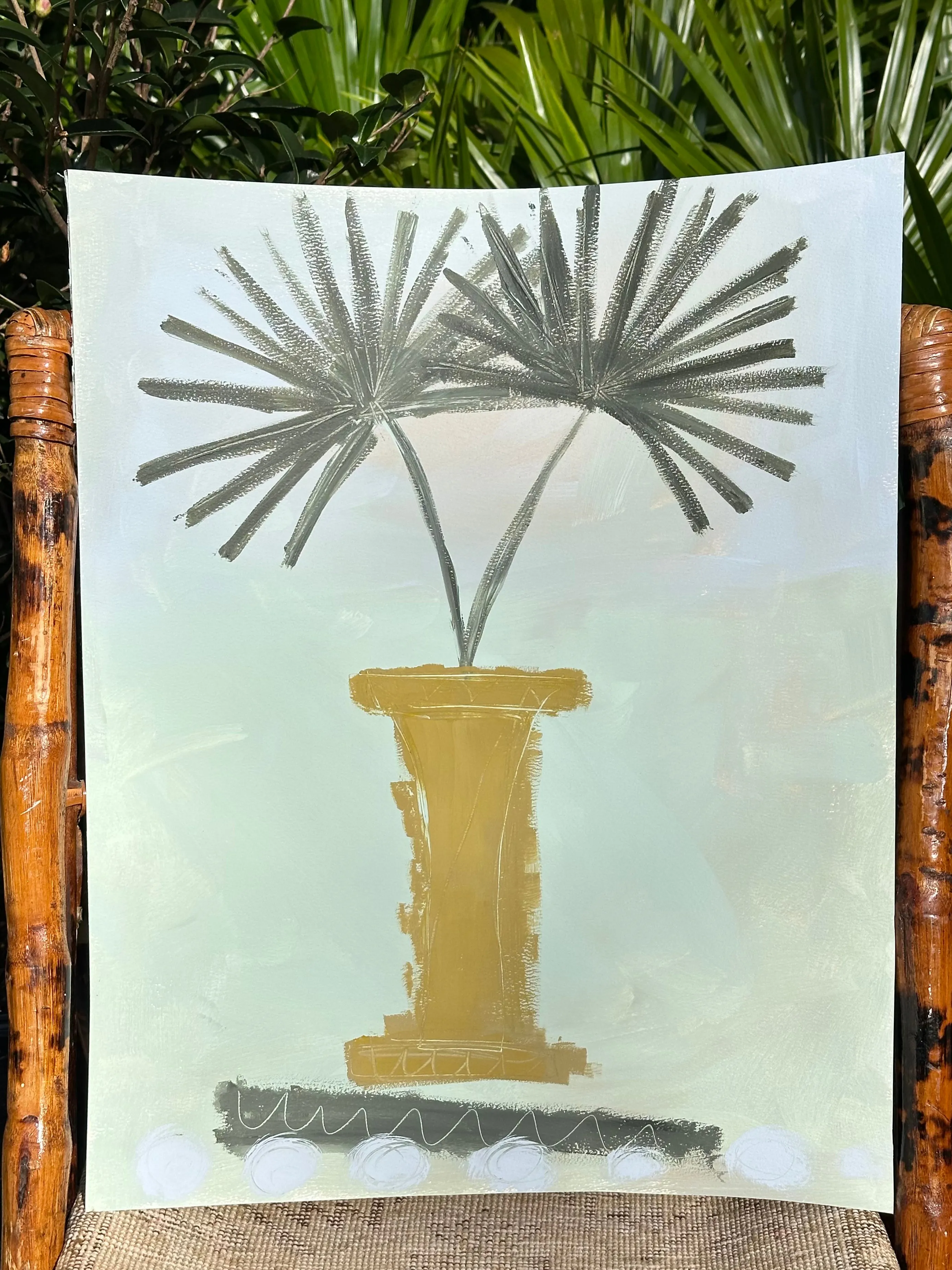 16x20 Laie Botanical Palm Study