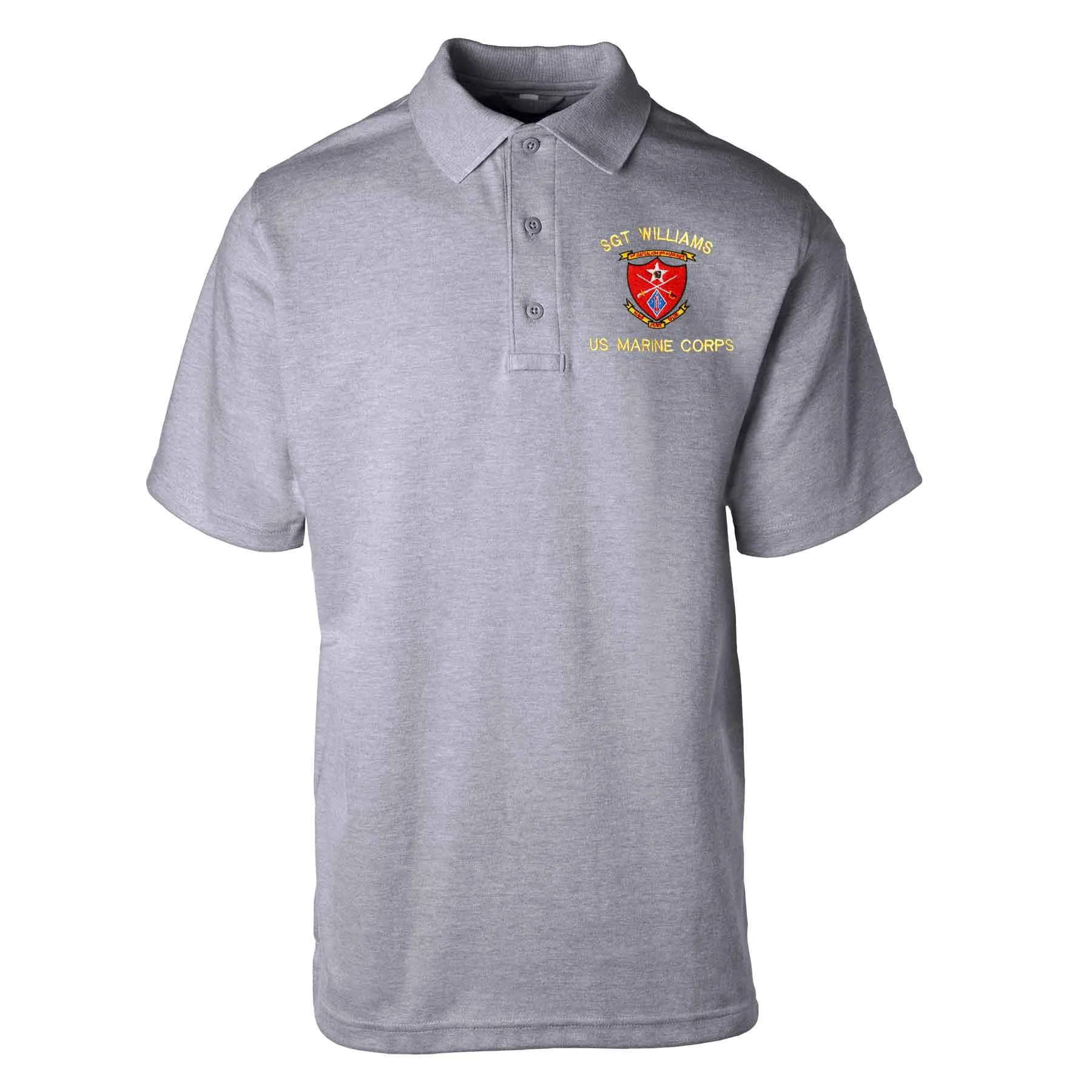 1st Battalion 5th Marines Embroidered Tru-Spec Golf Shirt