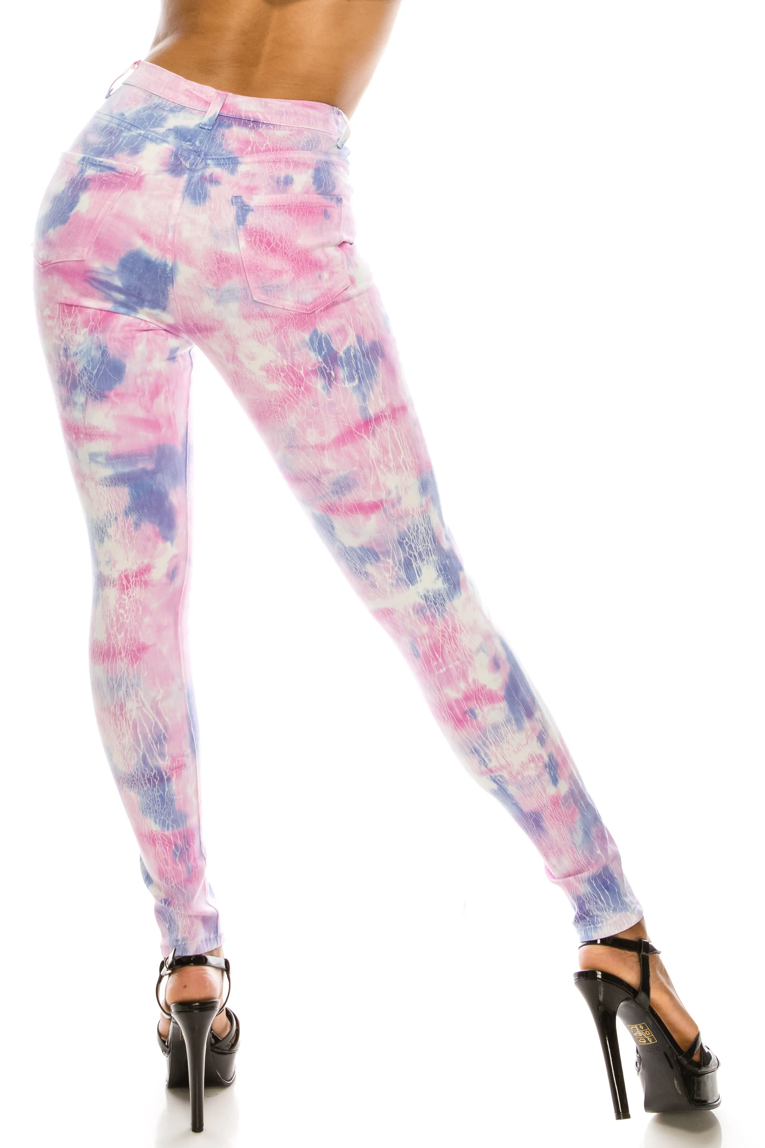 4686 Women's Super High Waisted Clay Washed Skinny Jeans