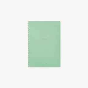 A5 RING NOTEBOOK W. DOT GRID // GREEN