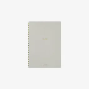 A5 RING NOTEBOOK W. DOT GRID // GREY