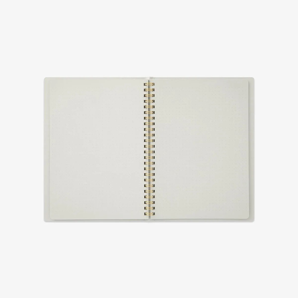 A5 RING NOTEBOOK W. DOT GRID // GREY