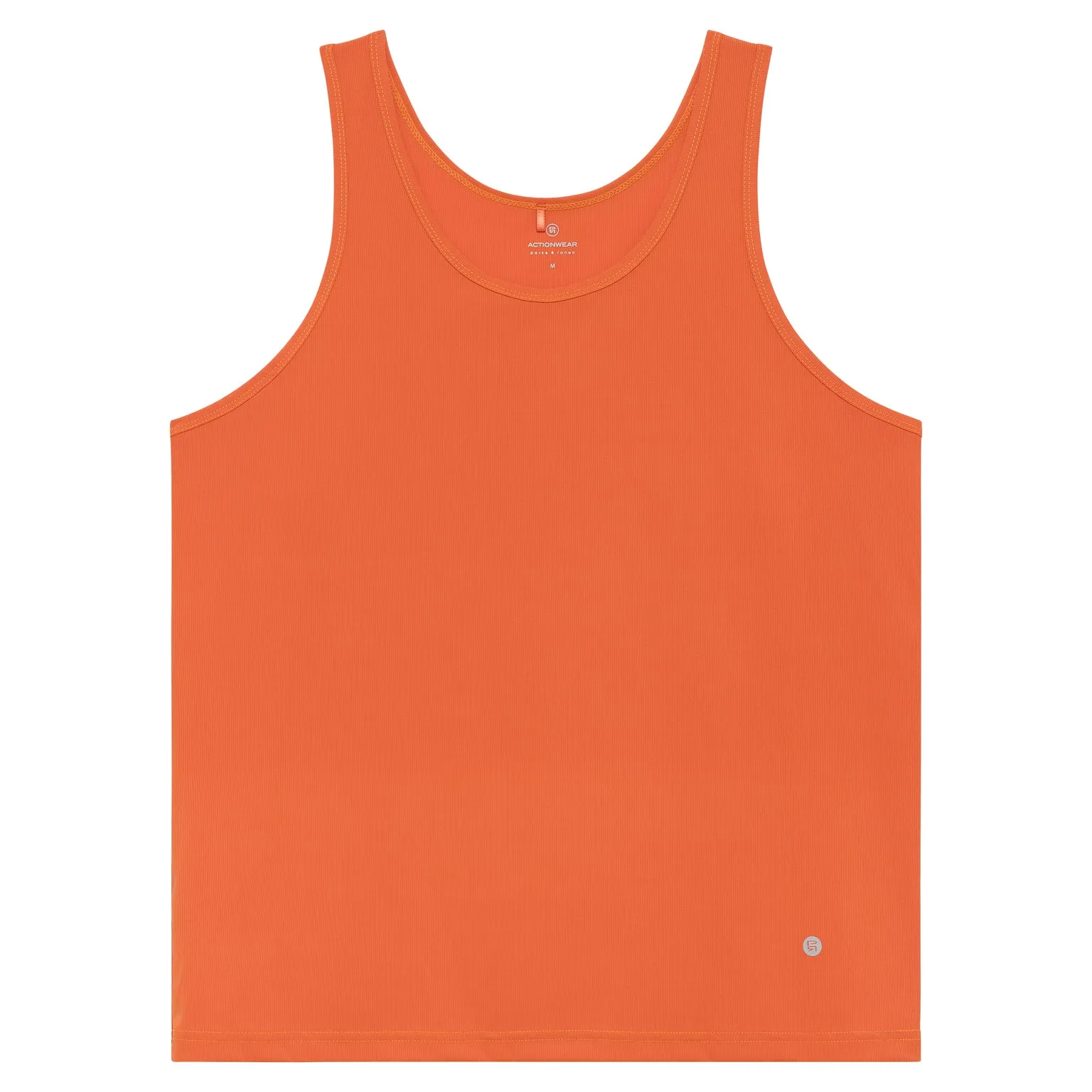 ACTIONWEAR Persimmon Micro Rib Tank Top