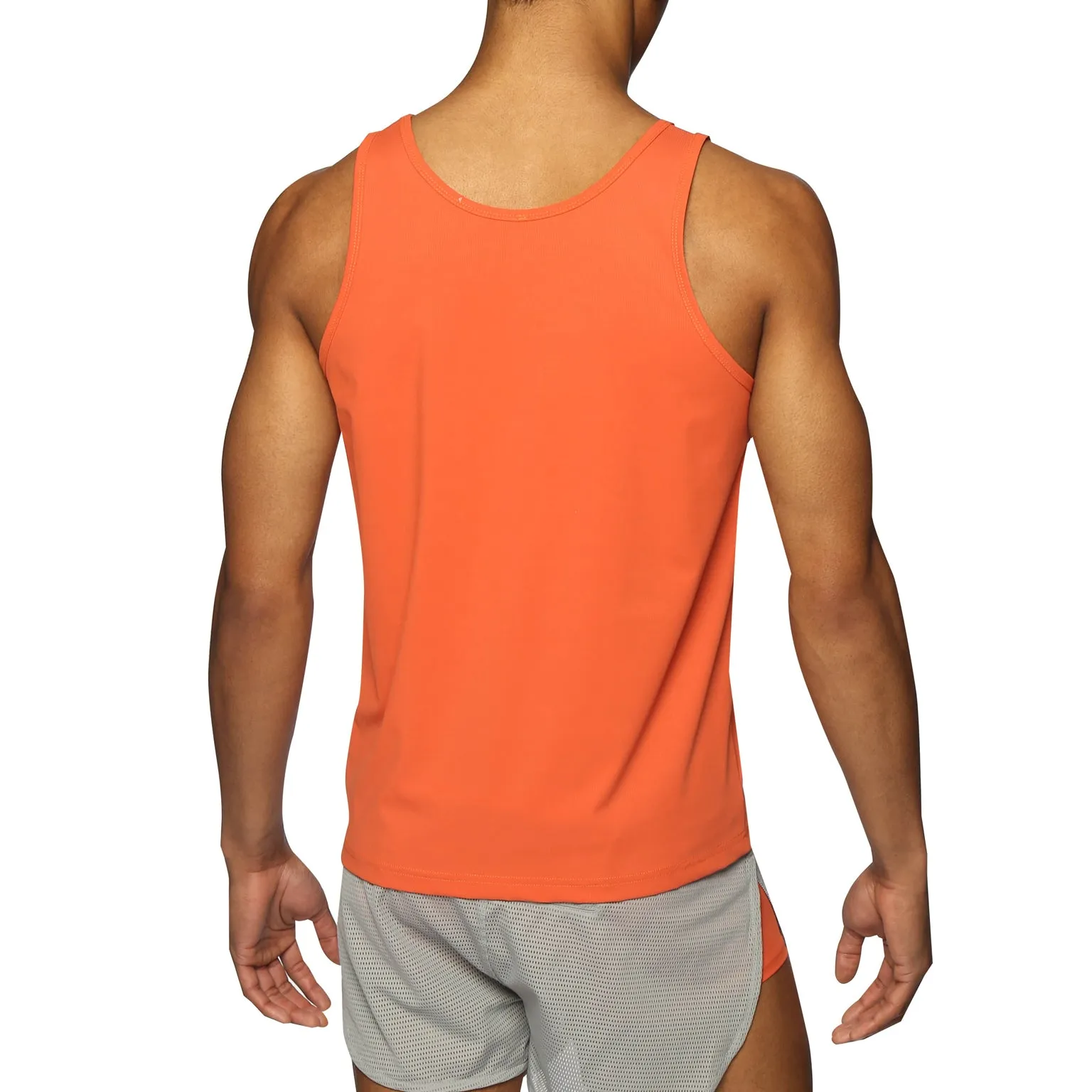 ACTIONWEAR Persimmon Micro Rib Tank Top