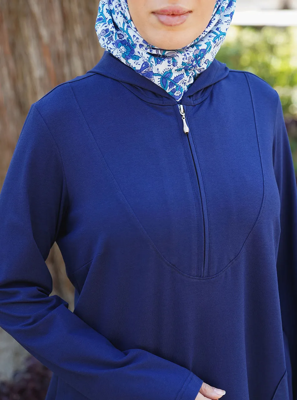 Active Curved Hem Hoodie