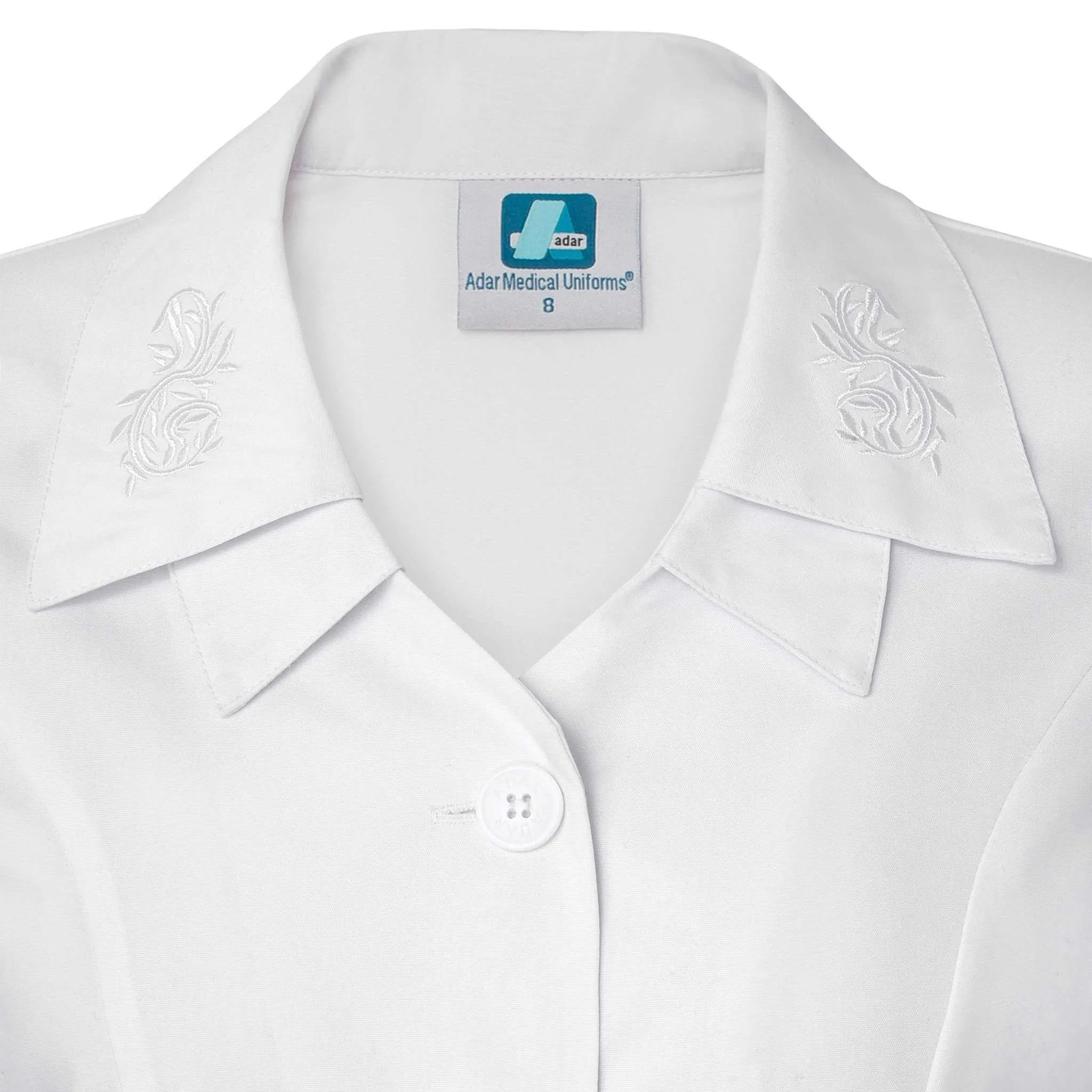 Adar Universal Double Embroidered Collar Dress