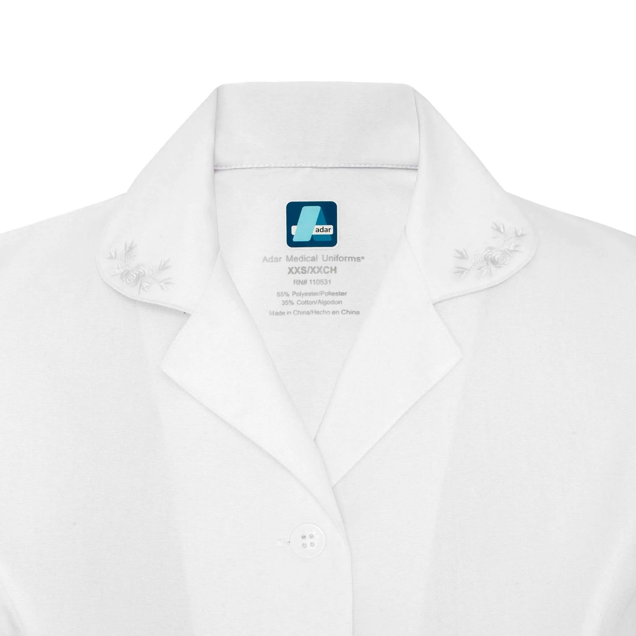 Adar Universal Embroidered Collar Nurse Top