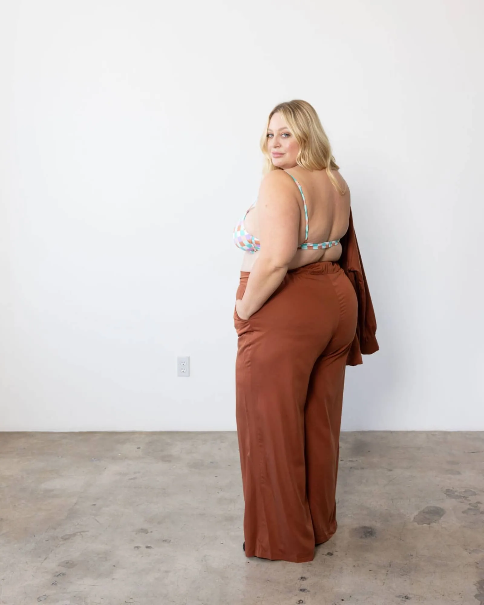 Adele Tencel Pant | Chocolate