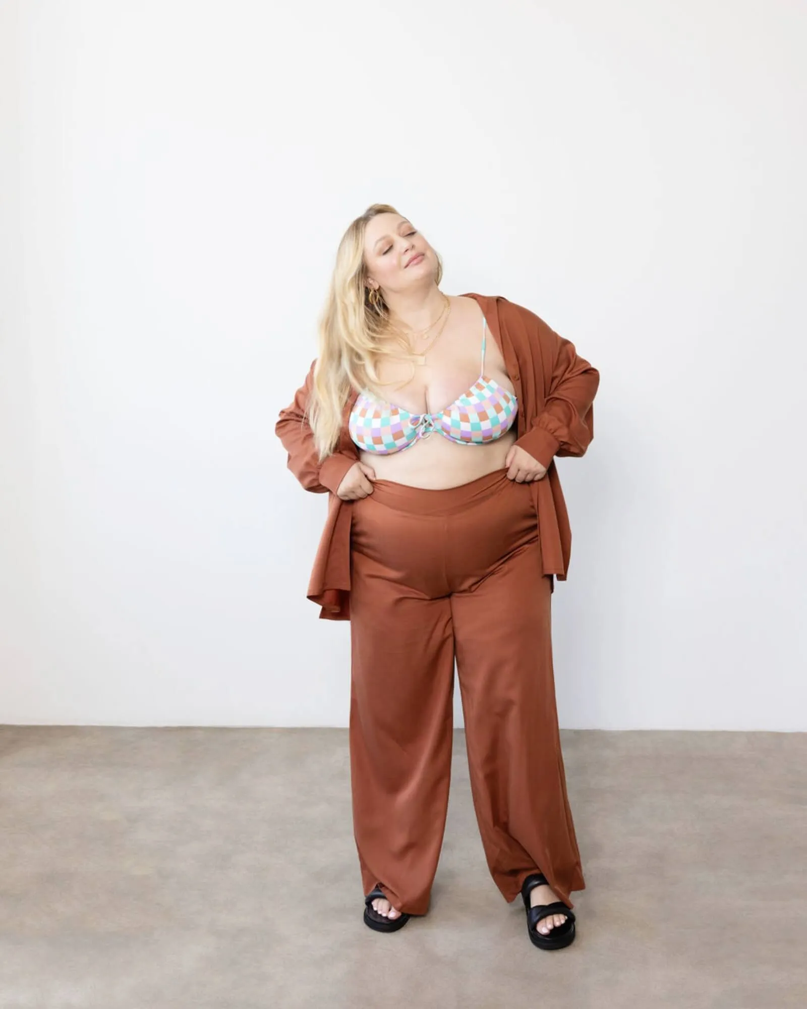 Adele Tencel Pant | Chocolate