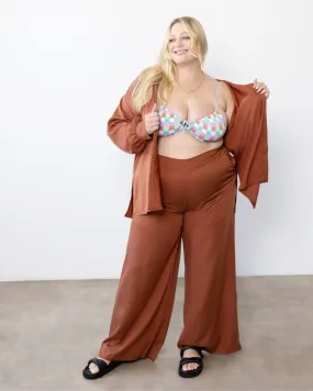 Adele Tencel Pant | Chocolate