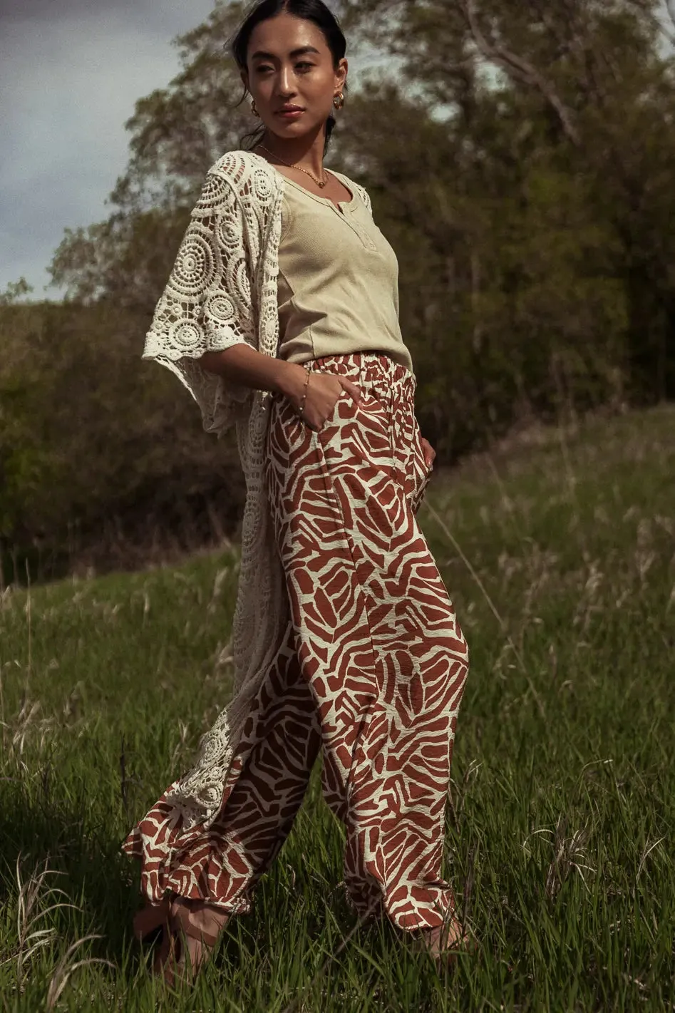 Annika Printed Pants