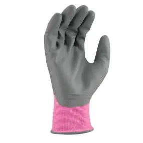BD512 Pink Ladies Foam Nitrile Grip Glove