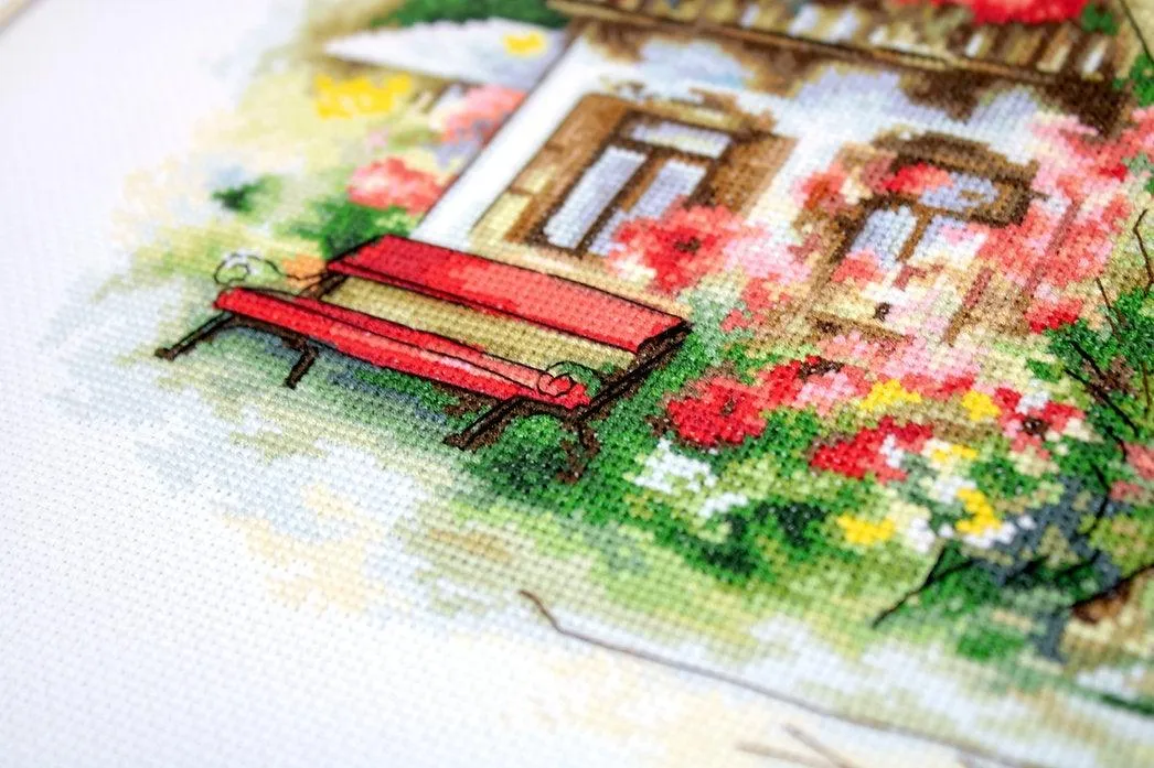 Beautiful Country House BU4005L Counted Cross-Stitch Kit