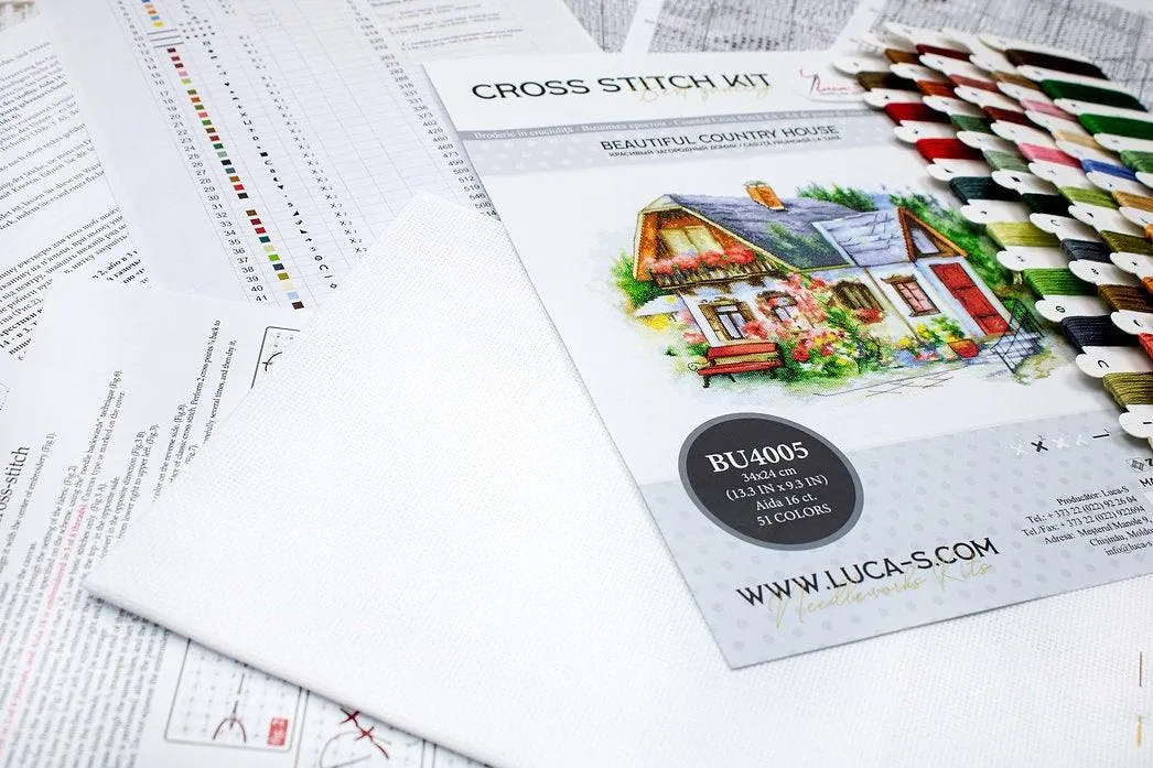 Beautiful Country House BU4005L Counted Cross-Stitch Kit