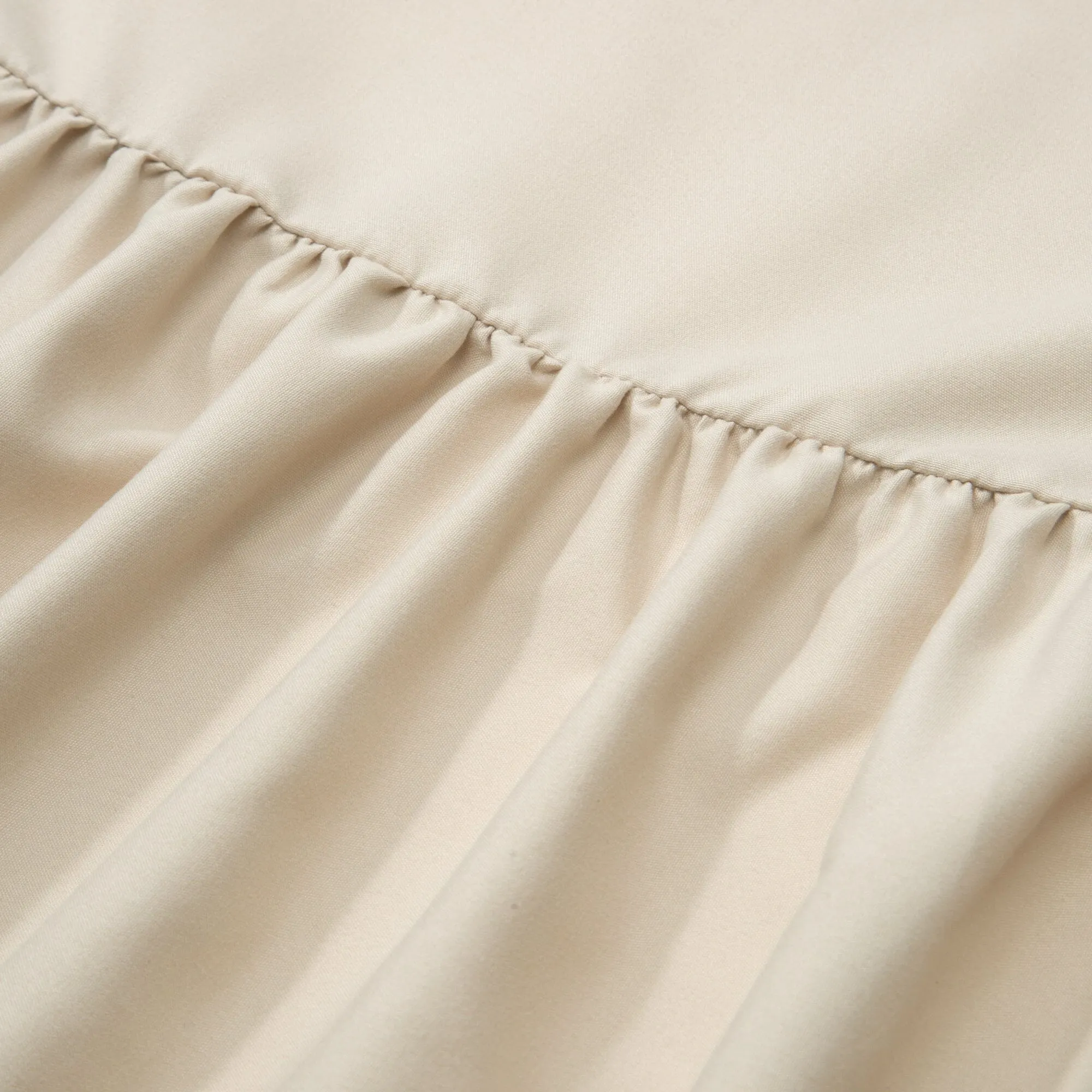 Bed Skirt Single Beige