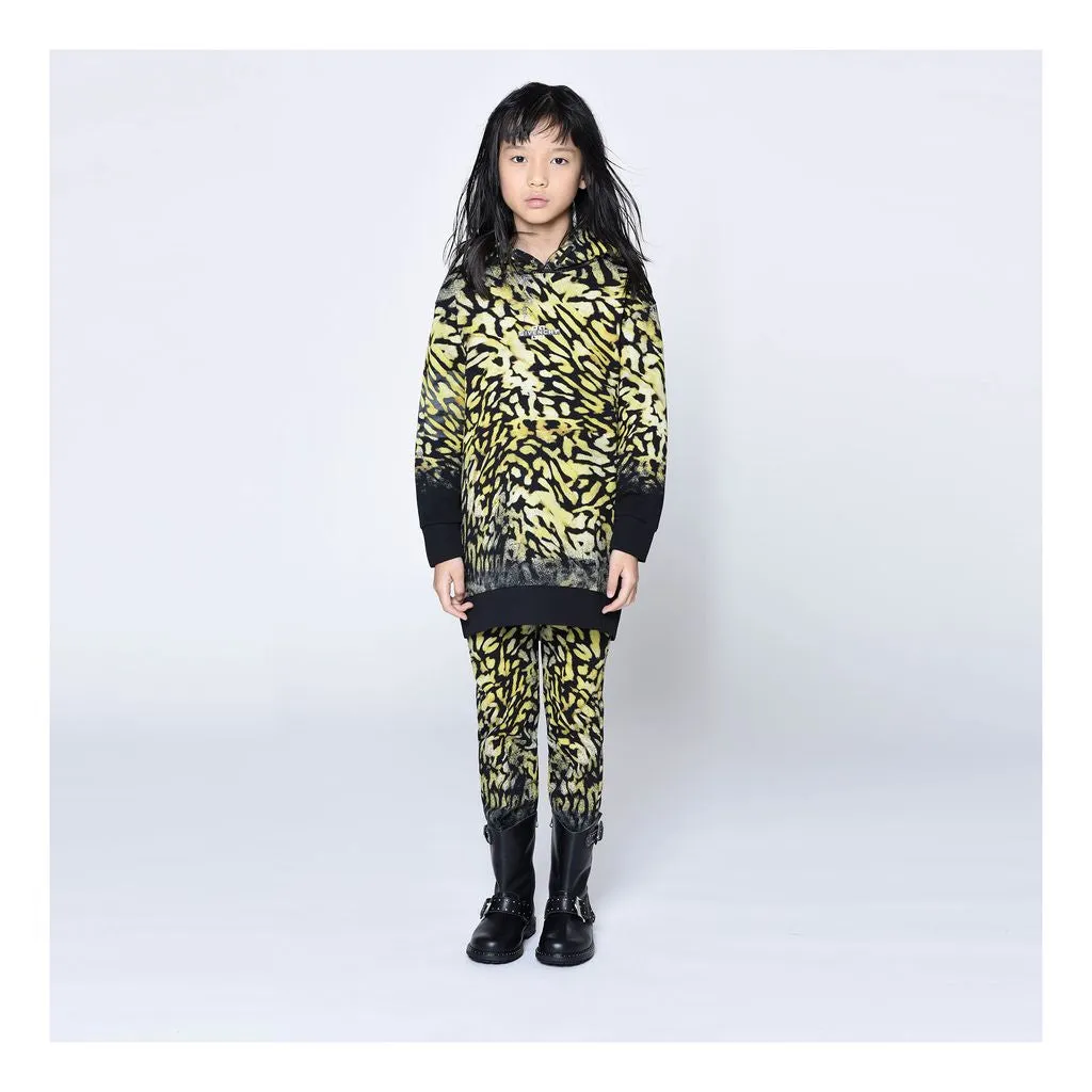 Black Animal Print Dress