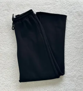 Black Sunkissedcoconut Blank Flare Sweatpants