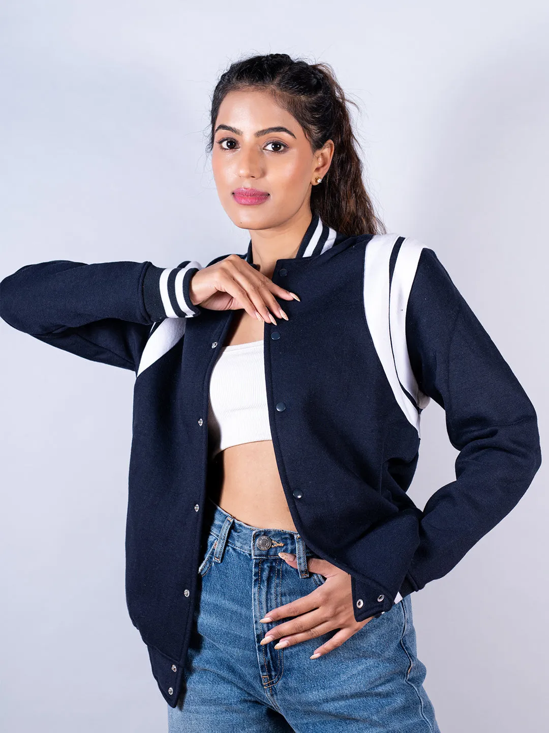 Blue Varsity Jacket