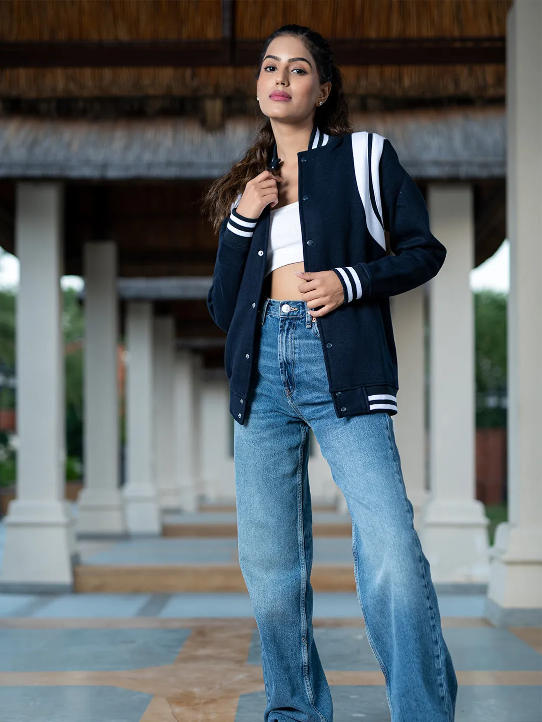 Blue Varsity Jacket
