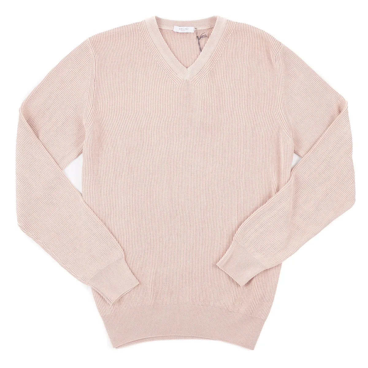 Boglioli Rib-Knit Cotton Sweater