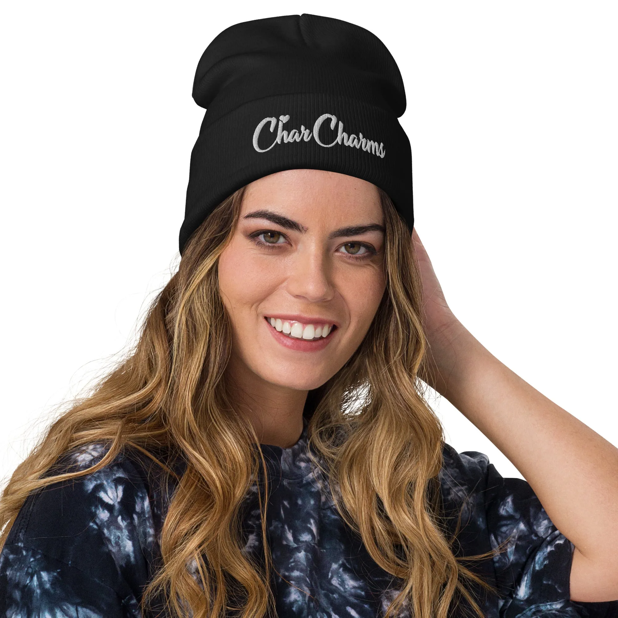 CharCharms Embroidered Beanie
