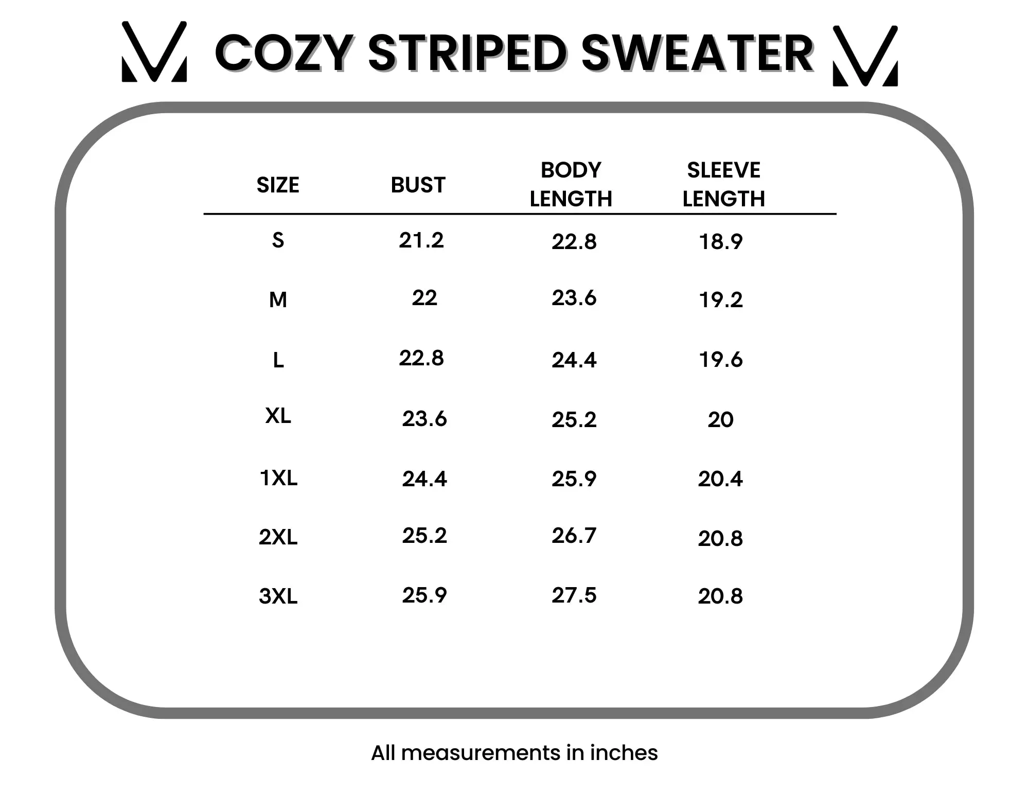 Cozy Striped Sweater - Green by Michelle Mae
