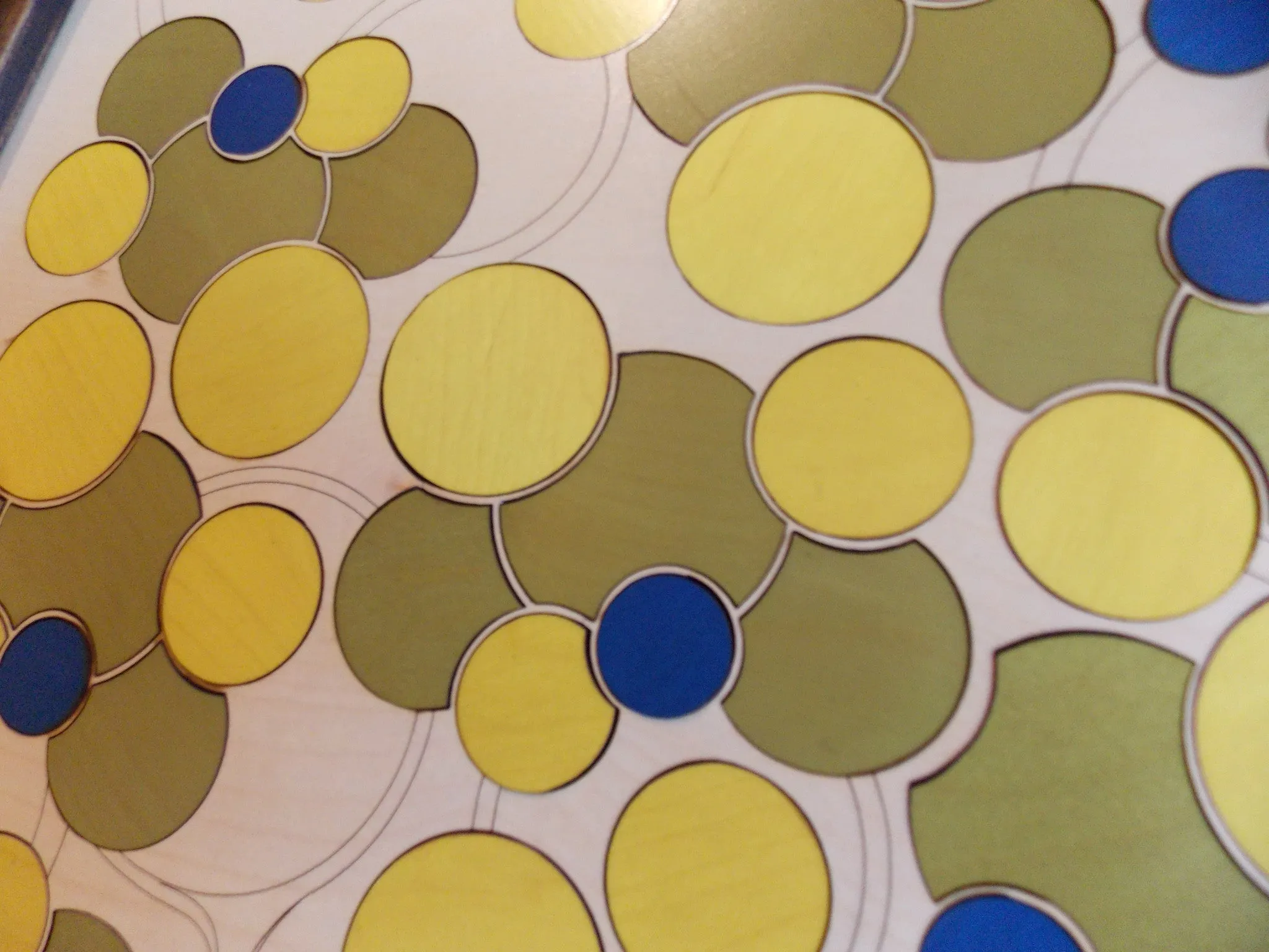 Custom Color Bubble Tree Guest Book Alternative Puzzle