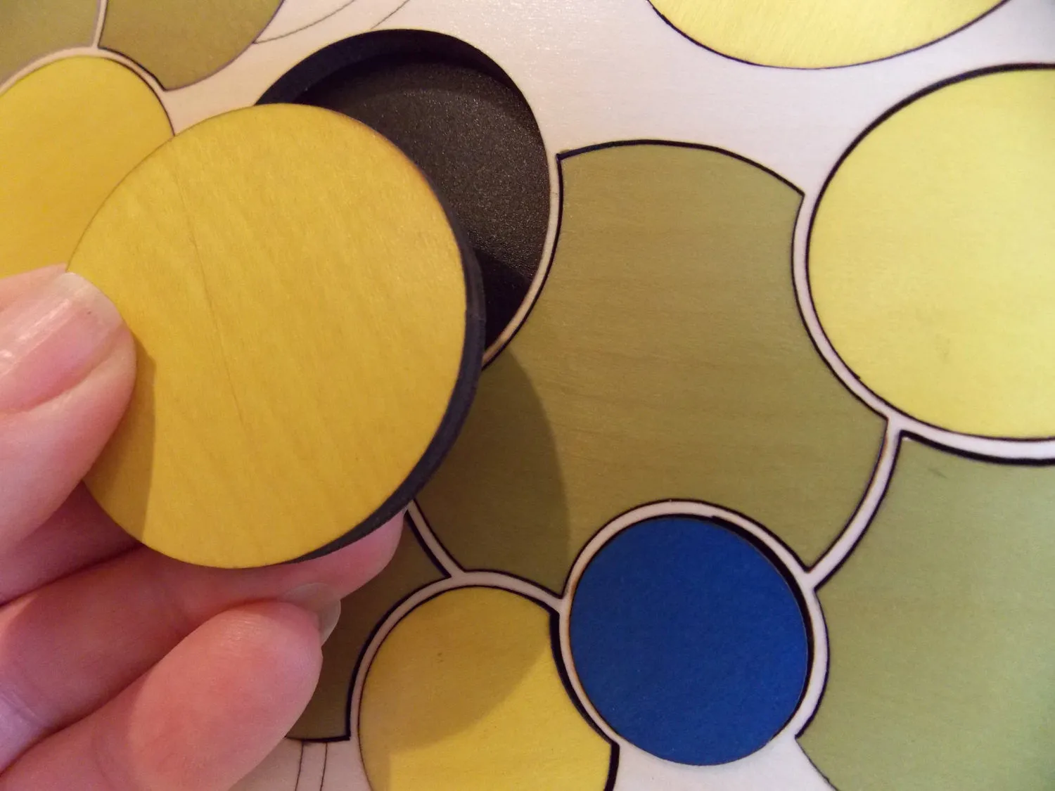 Custom Color Bubble Tree Guest Book Alternative Puzzle