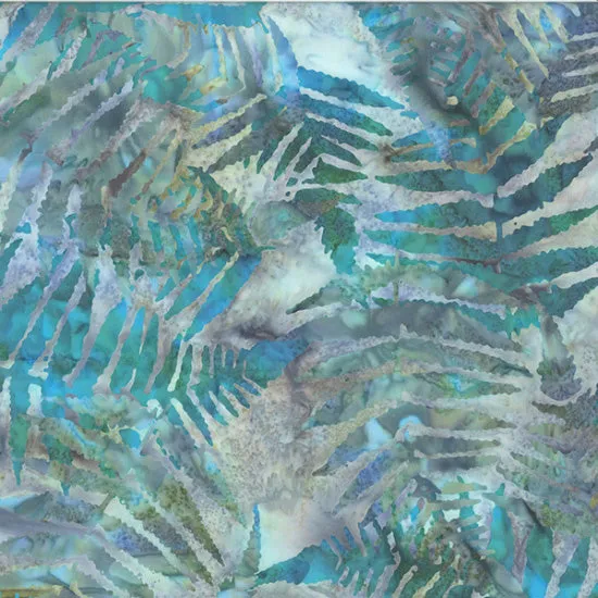Cutting Corners 35 x 53" Fully Finished Sample Quilt - Aqua Beach