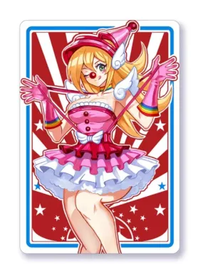 Dark Clowngal Sleeves (70ct YGO Size)