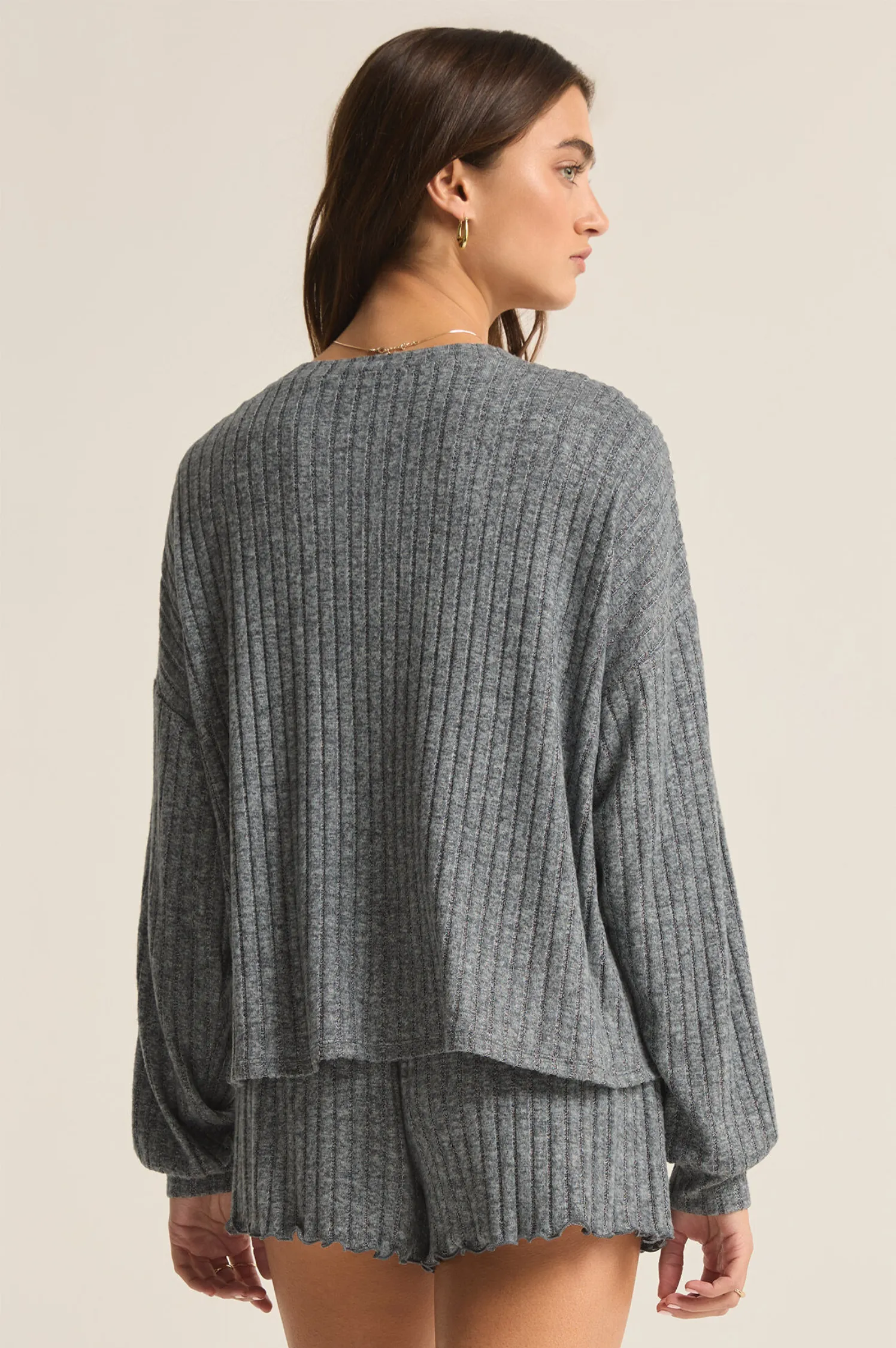 Daydream Rib Long Sleeve Top