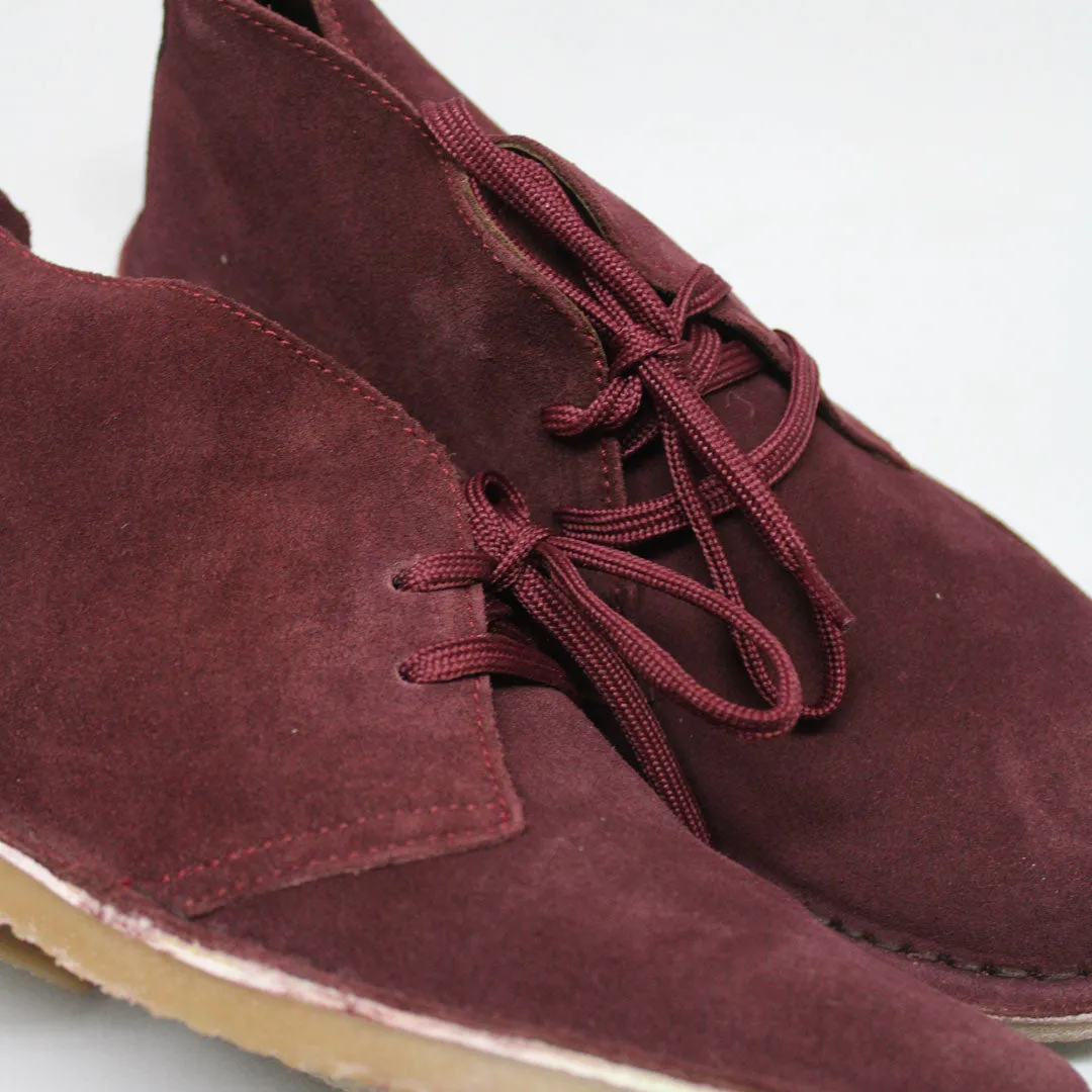 DESERT Ladies Burgundy Lace Up Boot