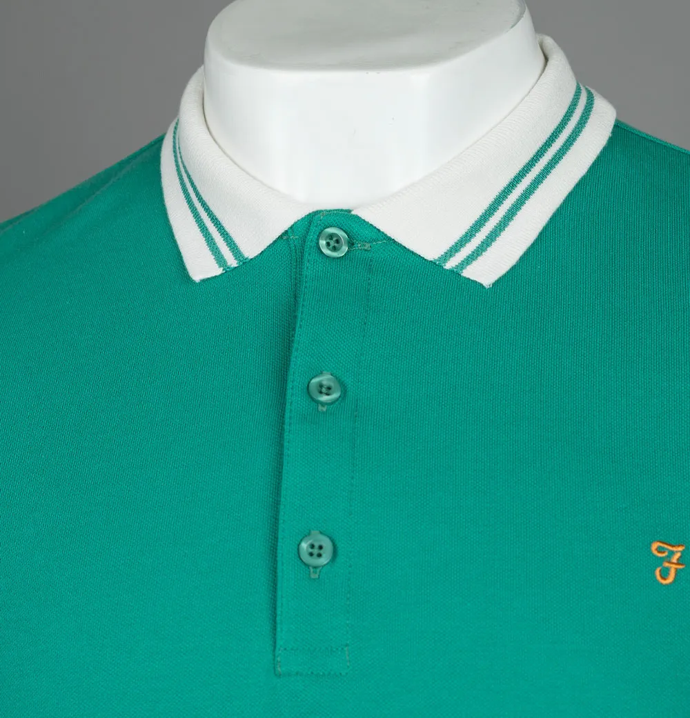 Farah Stanton Polo Shirt Mallard Green