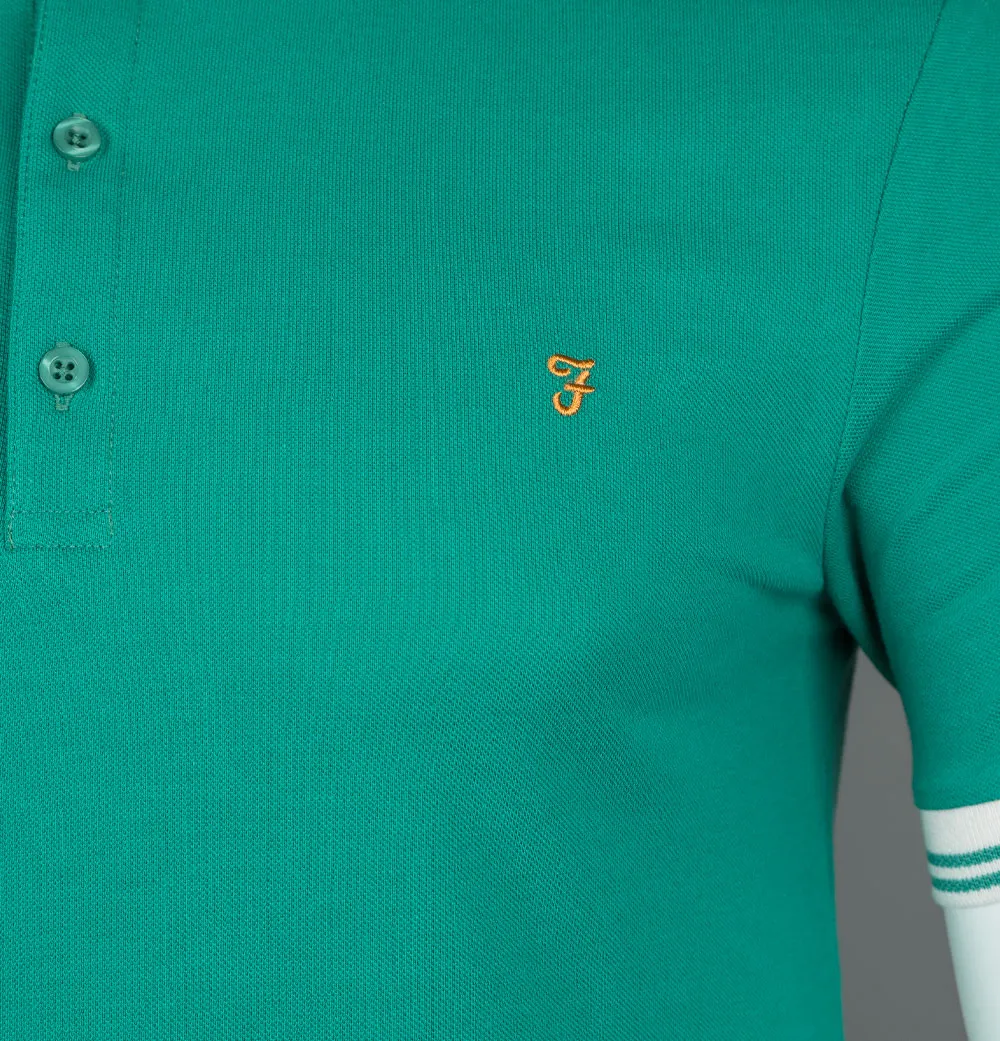 Farah Stanton Polo Shirt Mallard Green