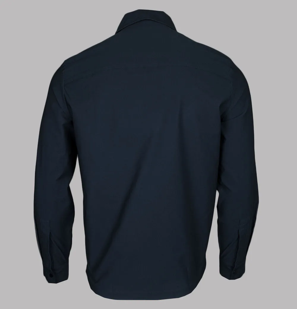 Farah Stenmark Zip Overshirt True Navy