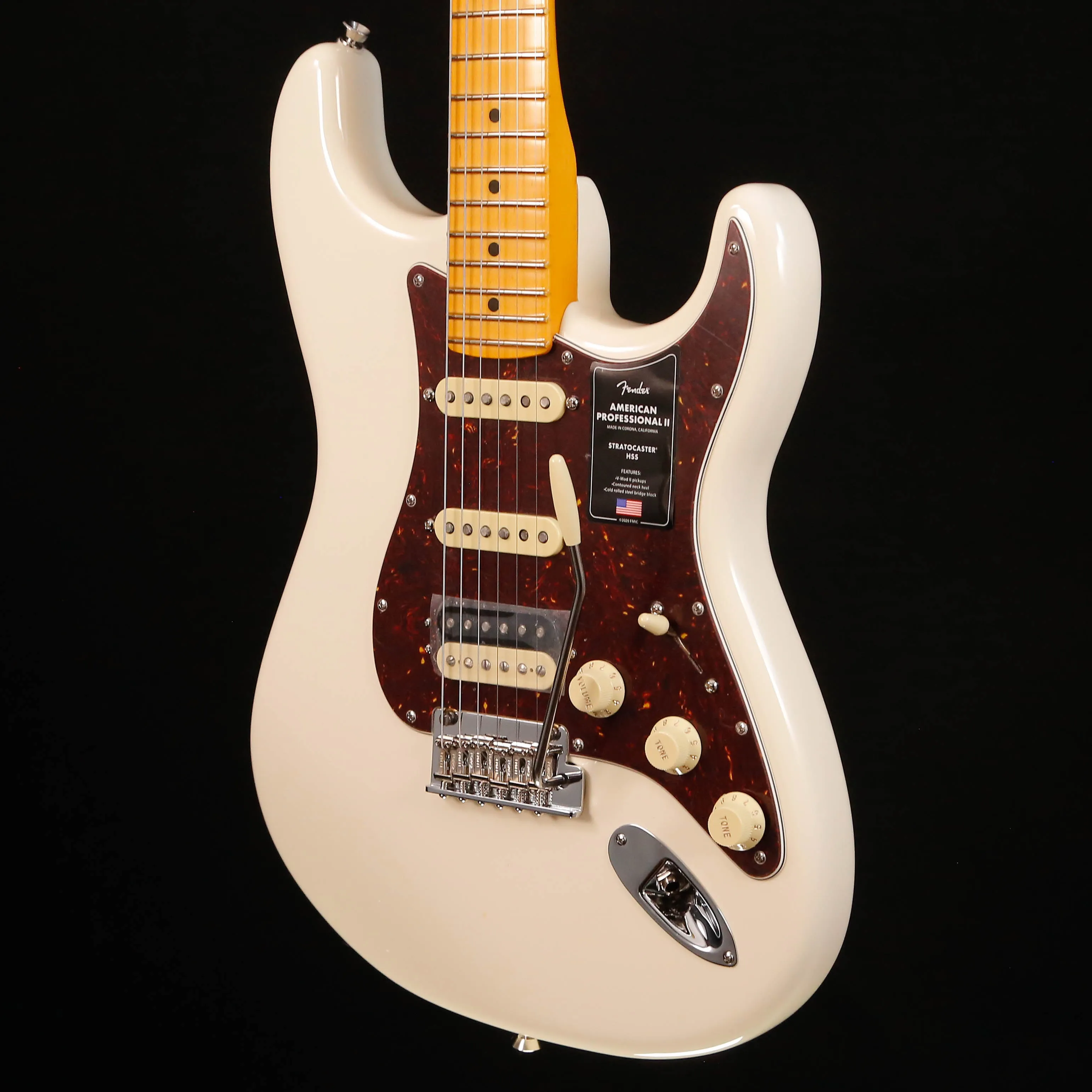 Fender American Professional II Stratocaster HSS, Olympic White 8lbs 0.8oz