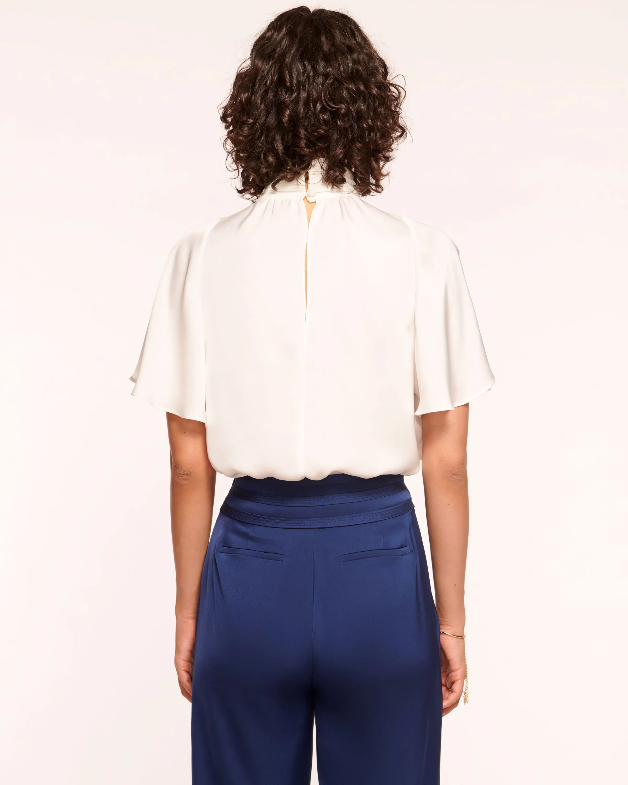 Freda Short Sleeve V-Neck Blouse