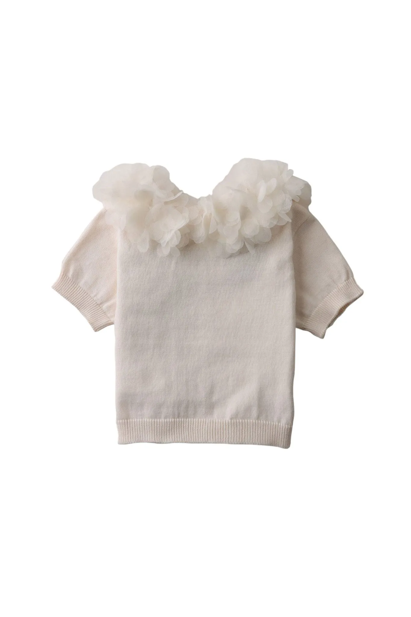 Gingersnaps Knit Shell Top with Detachable  Collar