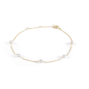 Ivory Bracelet - Solid Gold
