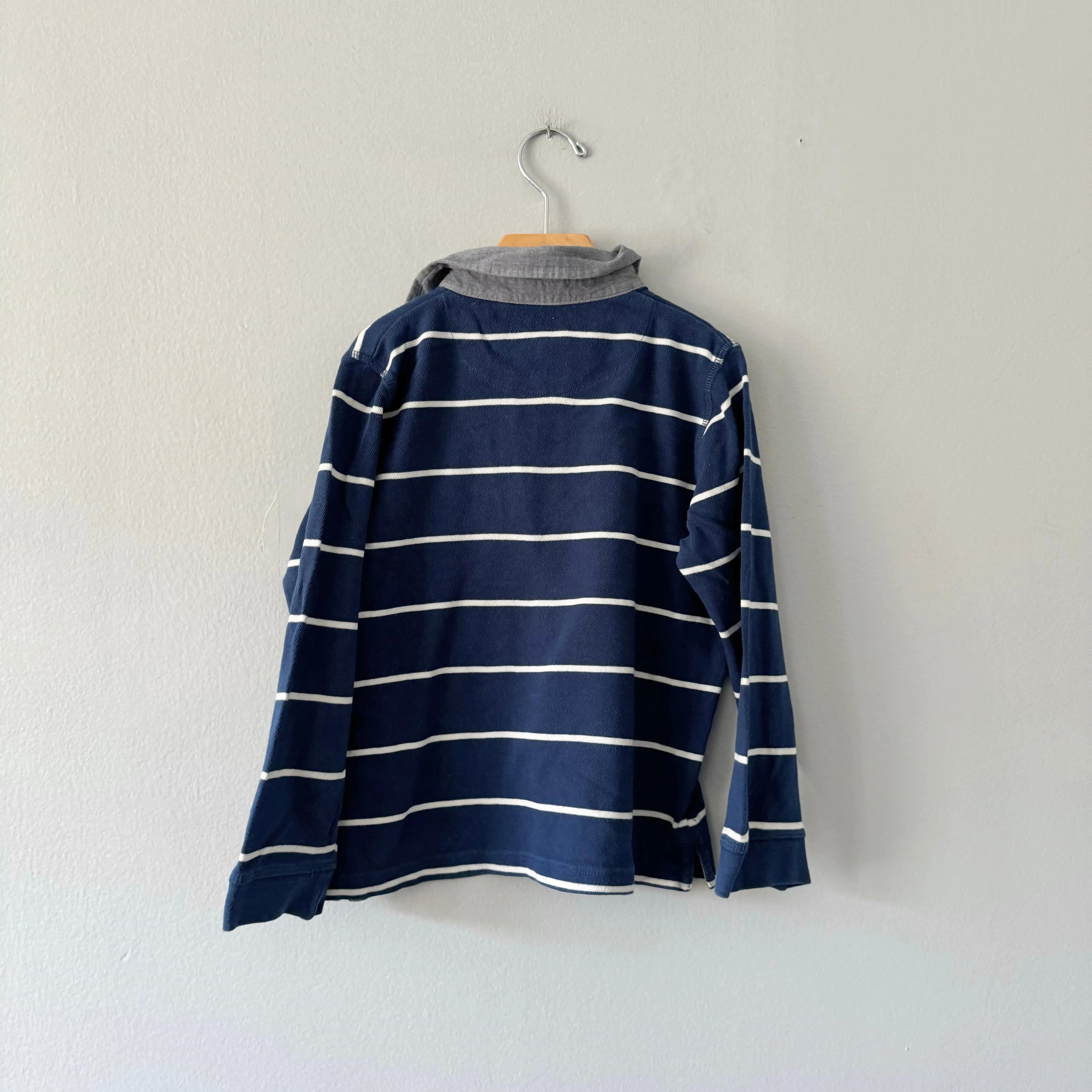 John Lewis / striped long sleeve shirt / 7Y