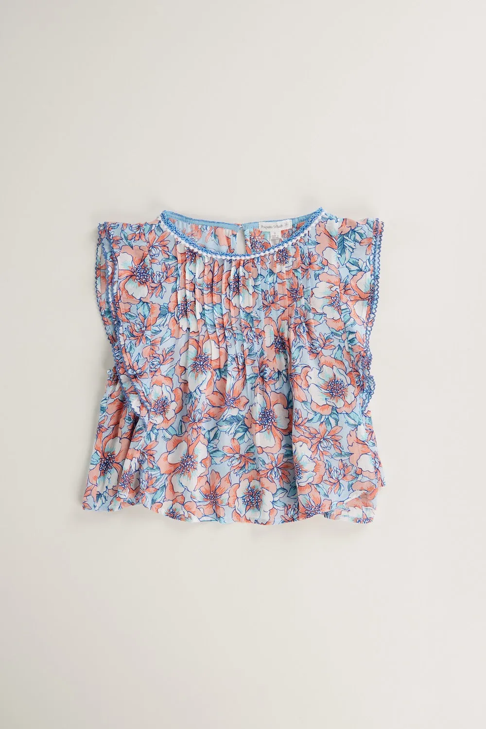 Kids Blouse Amber - Aqua Dalia