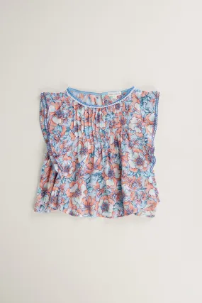 Kids Blouse Amber - Aqua Dalia