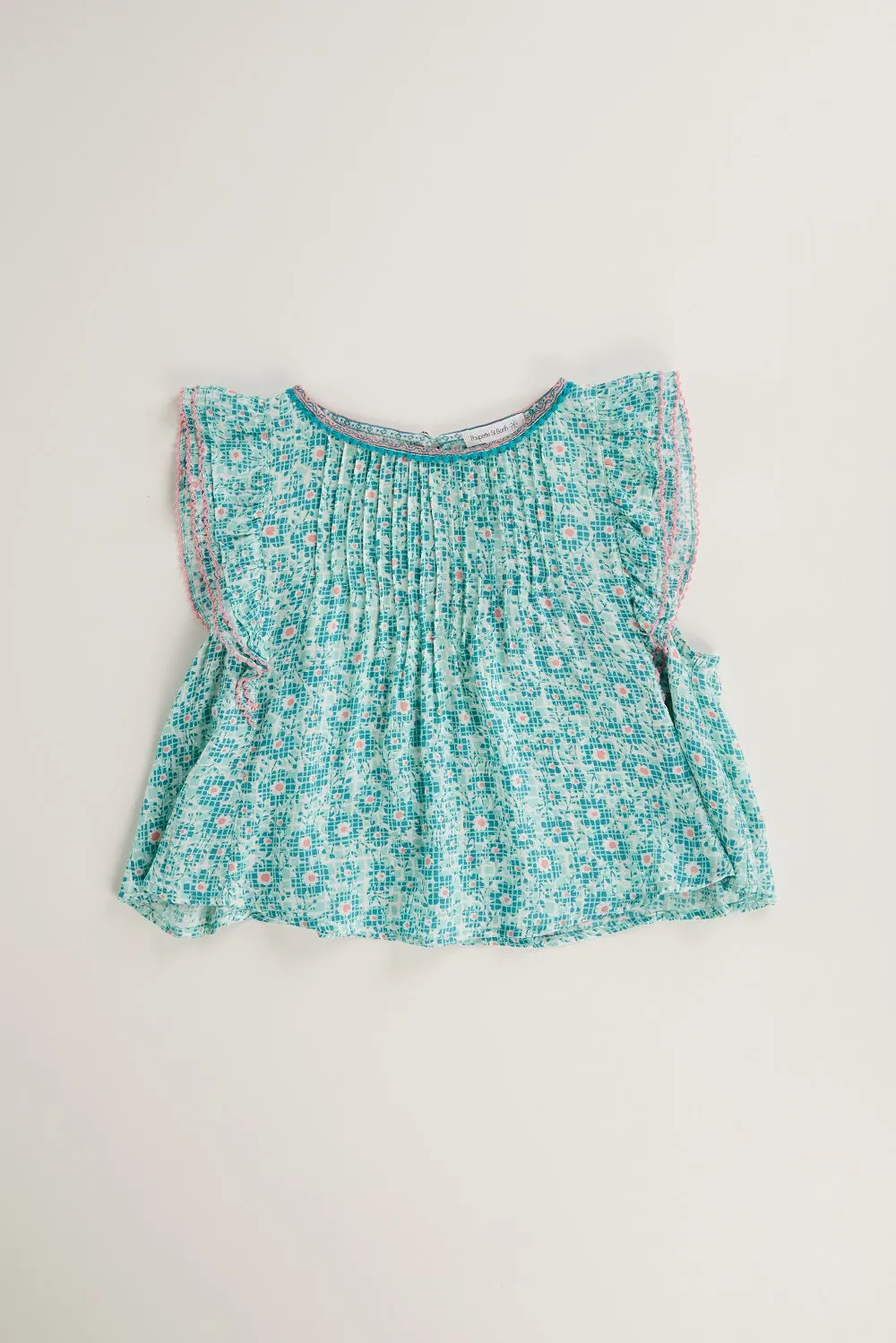 Kids Blouse Amber - Aqua Je T'Aime