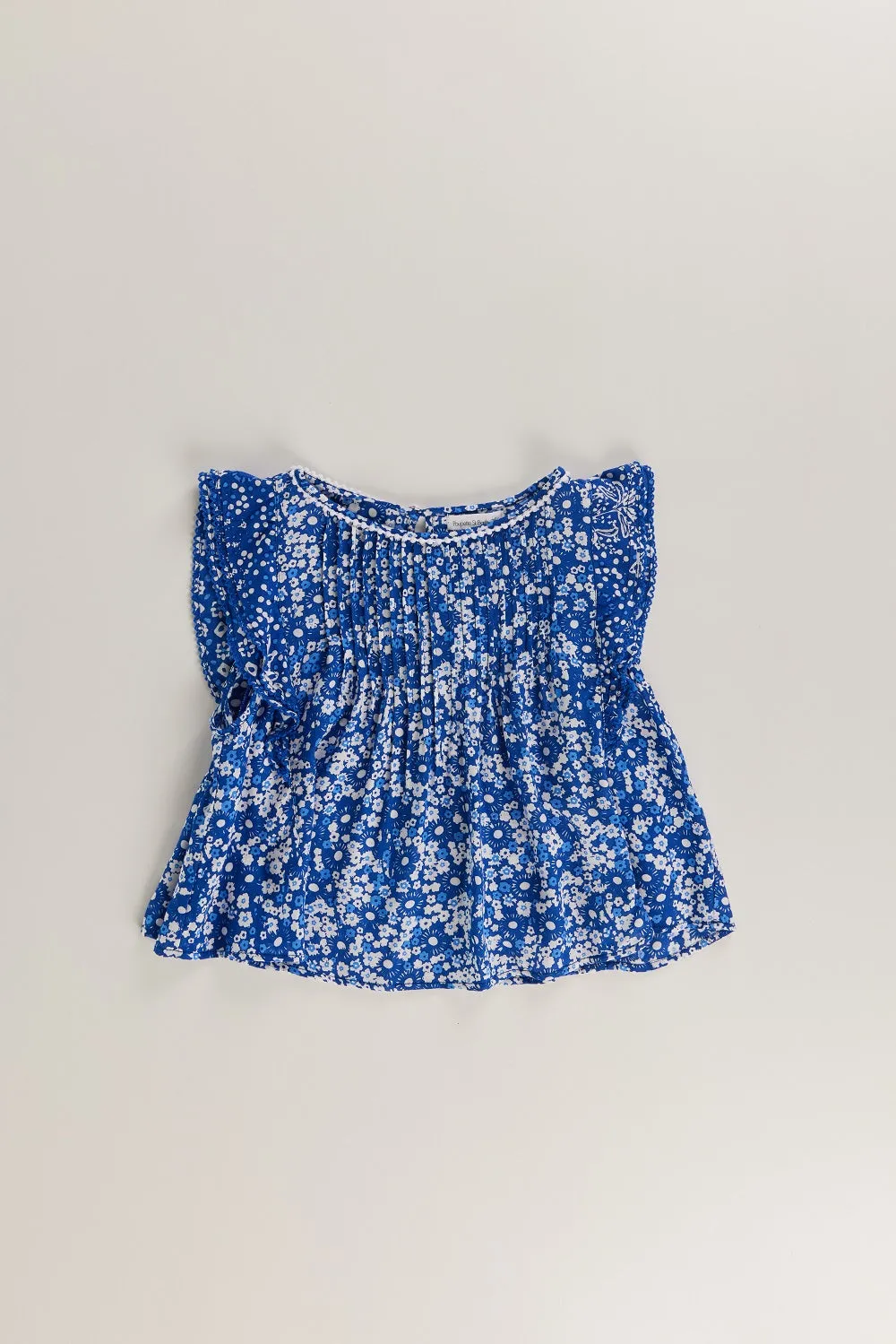 Kids Blouse Amber - Blue Antibes