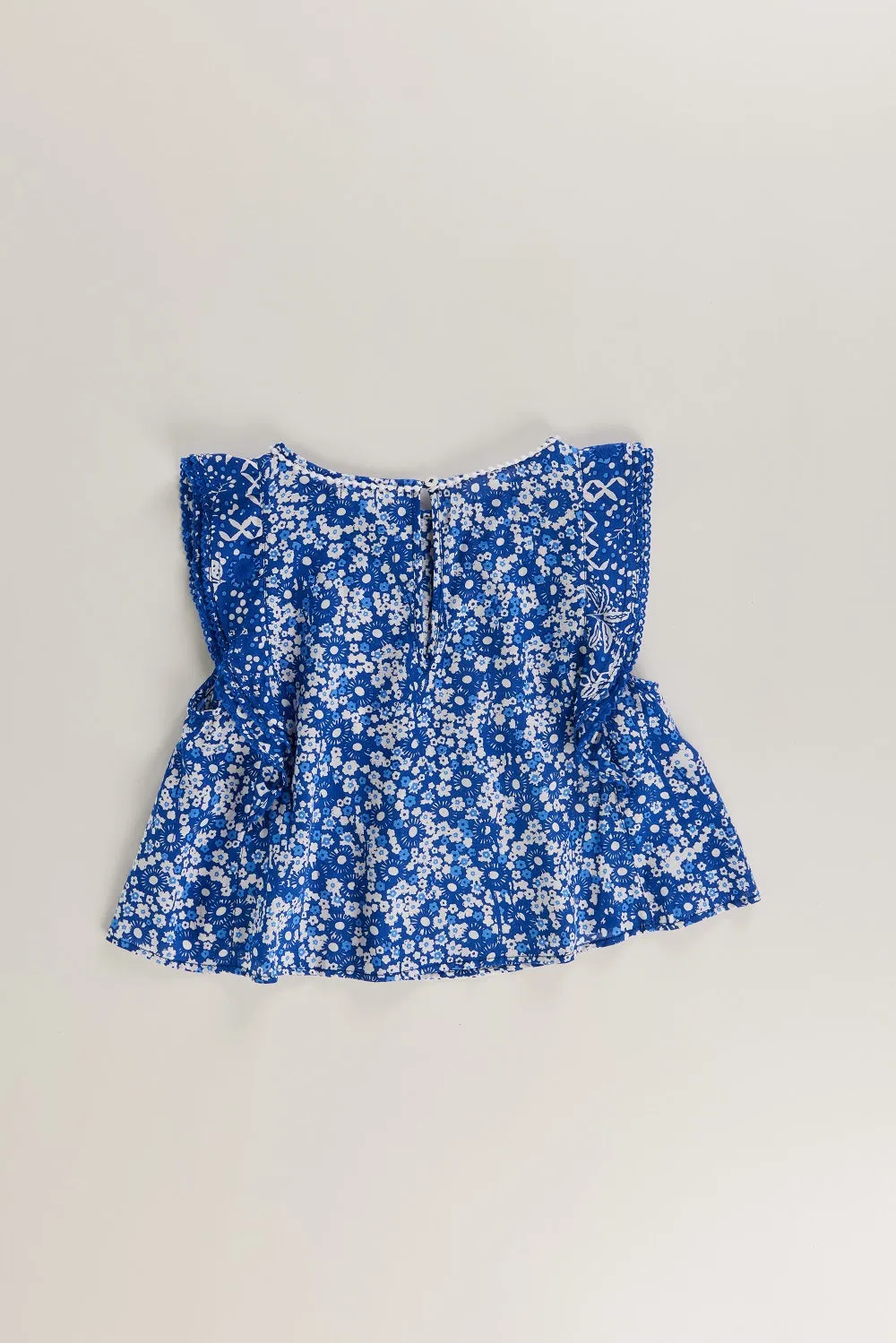 Kids Blouse Amber - Blue Antibes