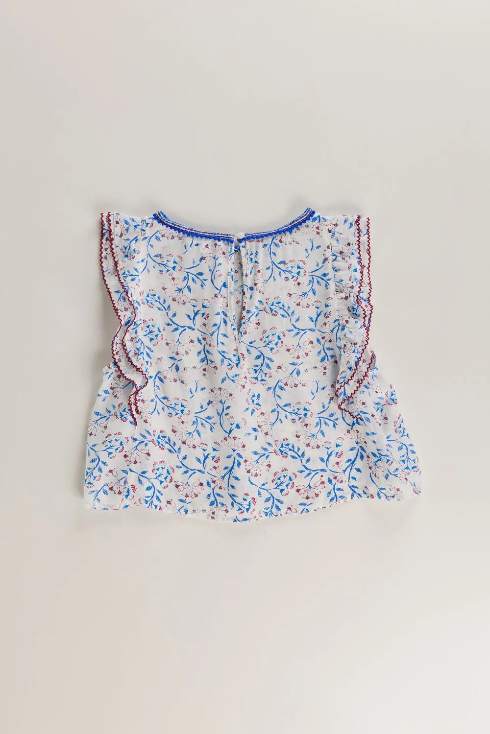 Kids Blouse Amber - Blue Cerise