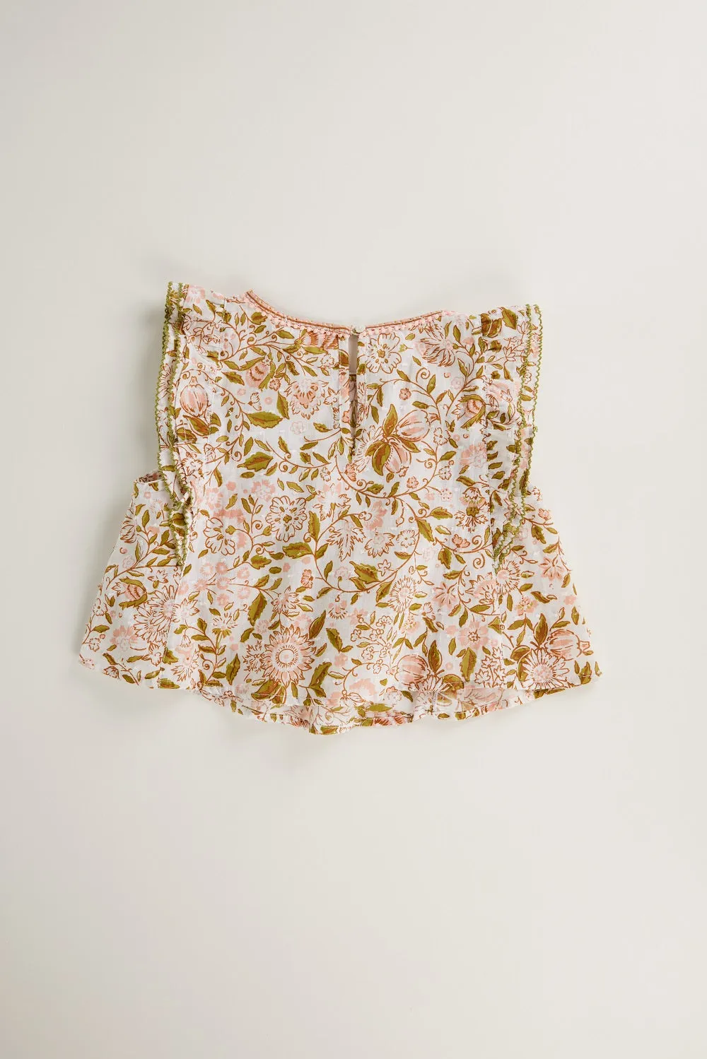 Kids Blouse Amber - Green Menton
