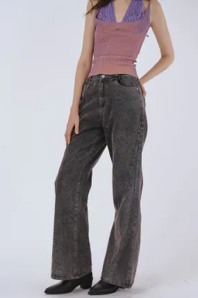 Layla Leopard Wide Leg Jeans