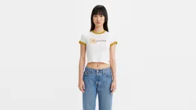 Levi's® Women's Graphic Ringer Mini T-Shirt